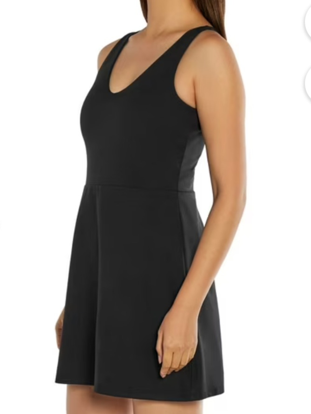 GAP FIT Active Romper Mini Tank Dress Black Sleeveless Size Medium NWT